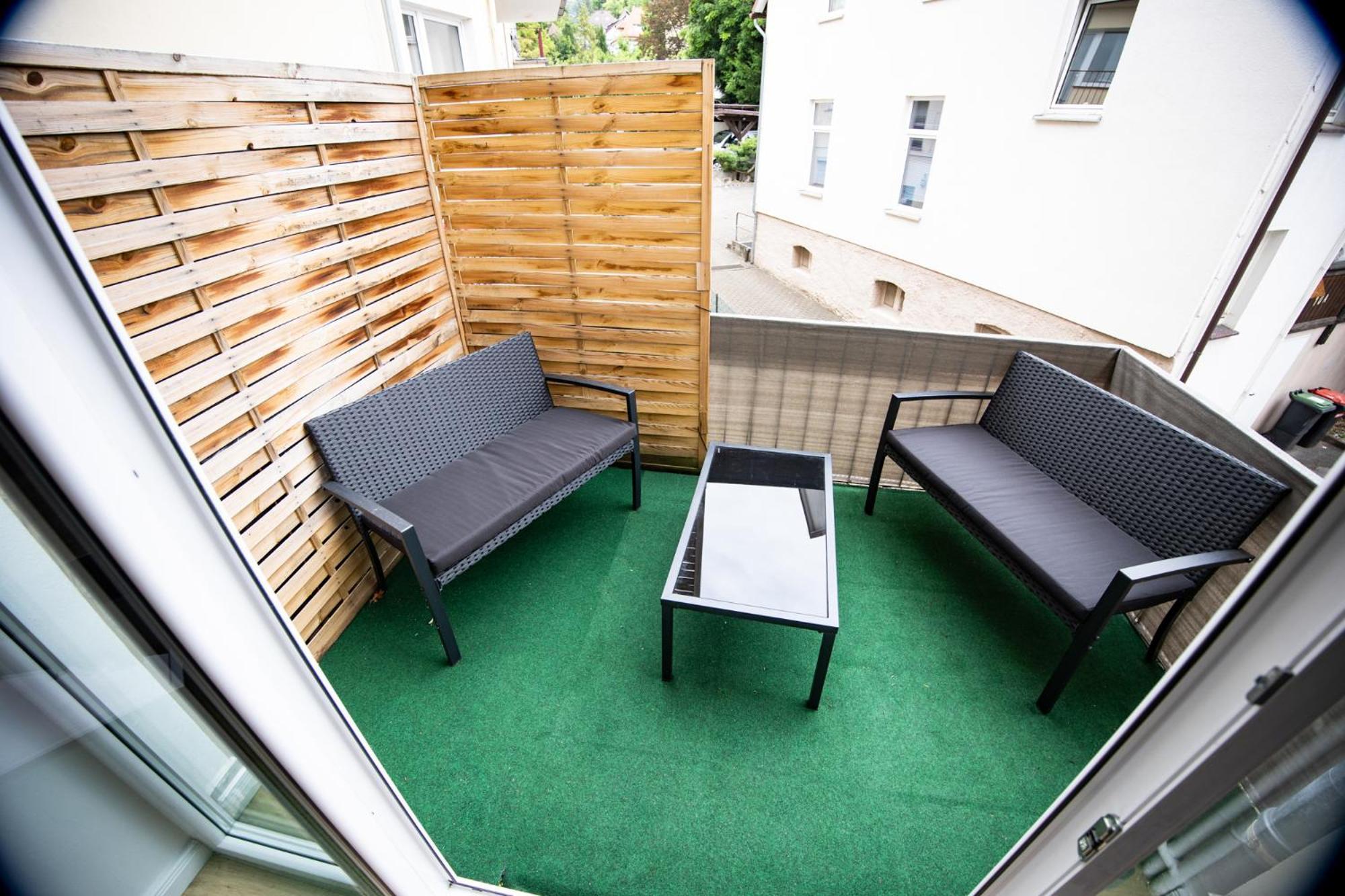 Me Living Bad Pyrmont Innenstadt 10 Meter Balkon Buitenkant foto